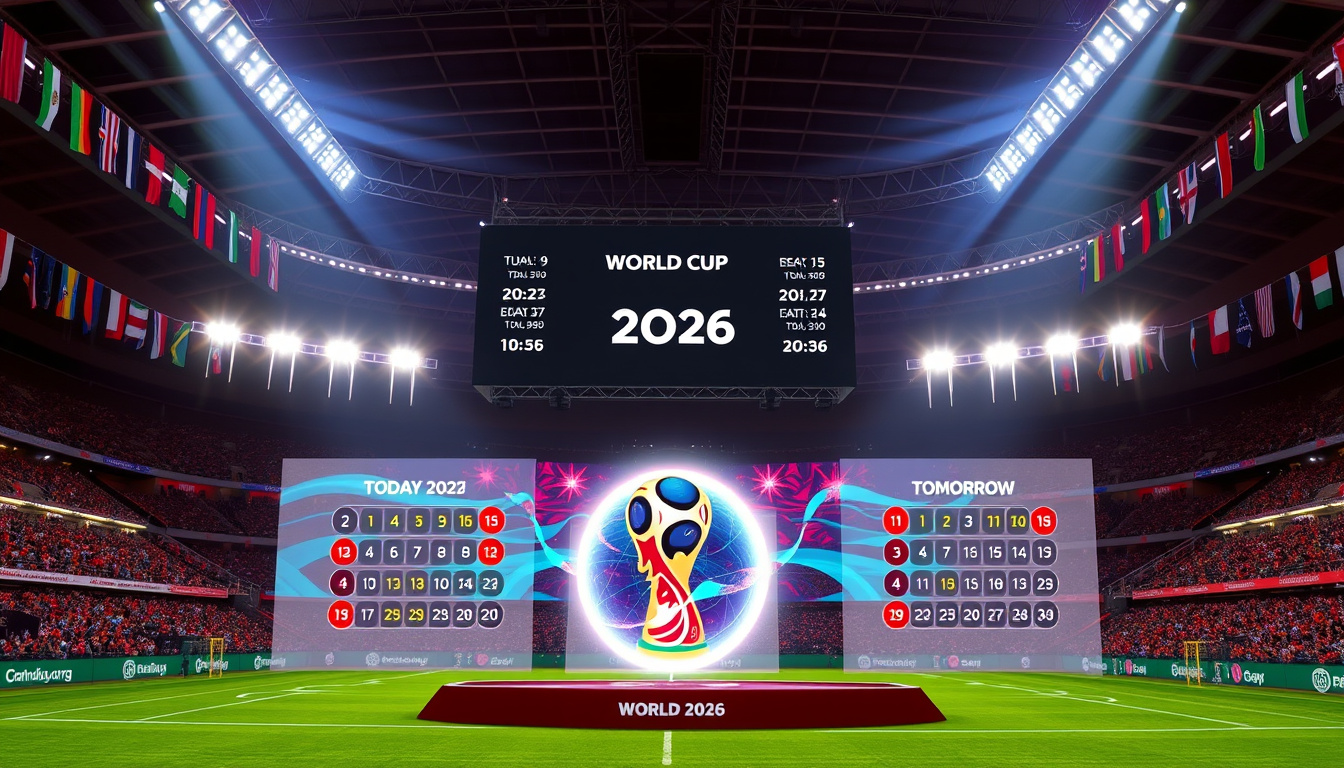 Lịch bóng đá hôm nay, ngày mai, World Cup 2026 – Cập nhật mới
